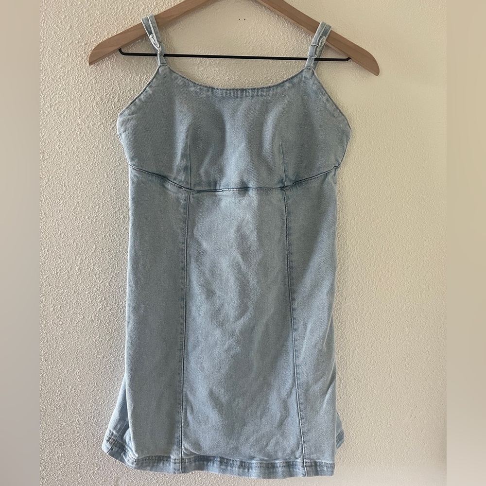 Lone Star Vintage Denim Light Wash Mini Dress